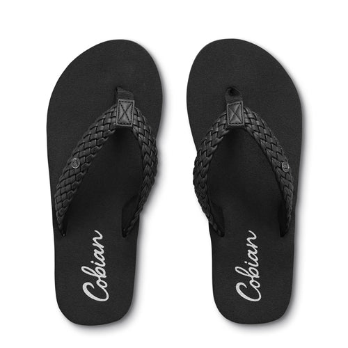 Cobian Sandal Braided Bounce Black Womens Cobian New Zealand