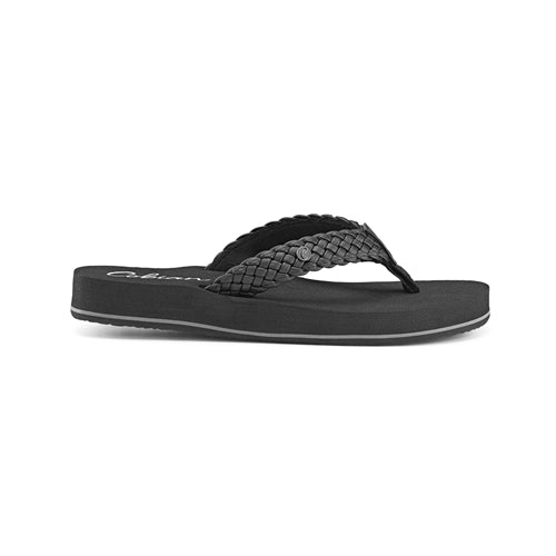 Cobian Sandal Braided Bounce - Black Womens